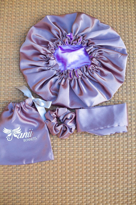 Hair Bonnet Set by Janii Designs - Luxe Satin Protection